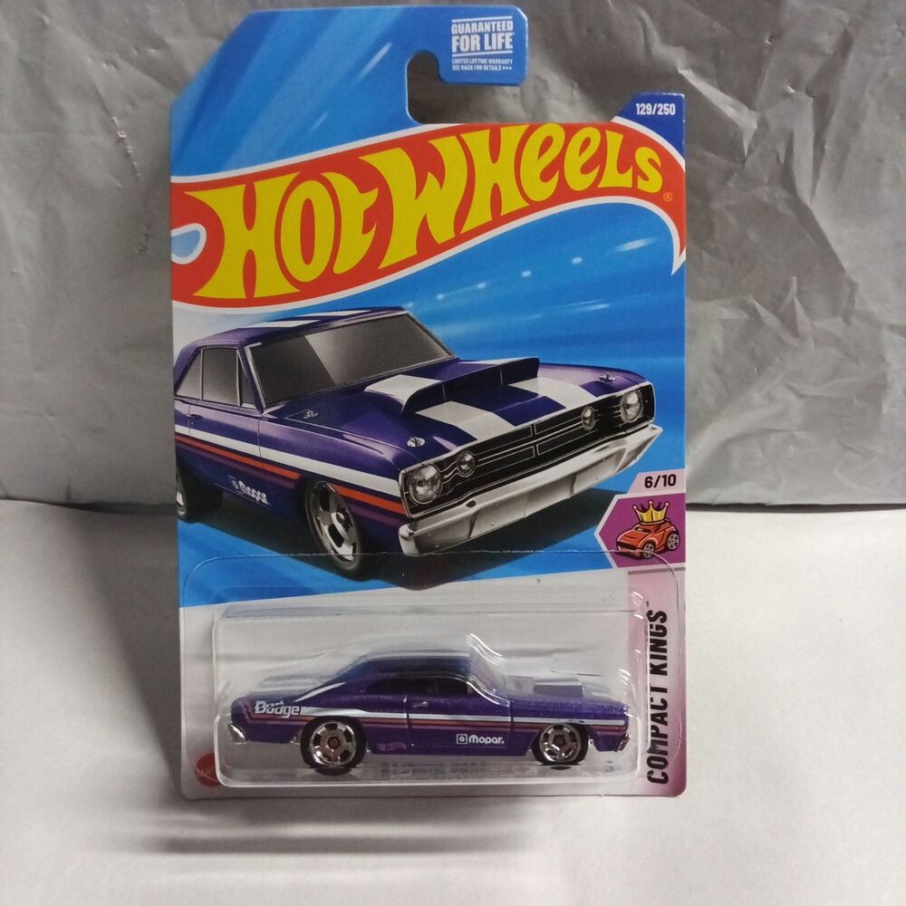 Hot Wheels '68 Dodge Dart 129/250 Compact Kings 6/10 Purple Mopar Hemi